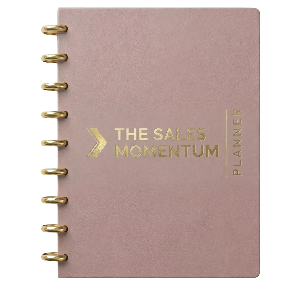 The Sales Momentum Planner - Discbound (Pink)