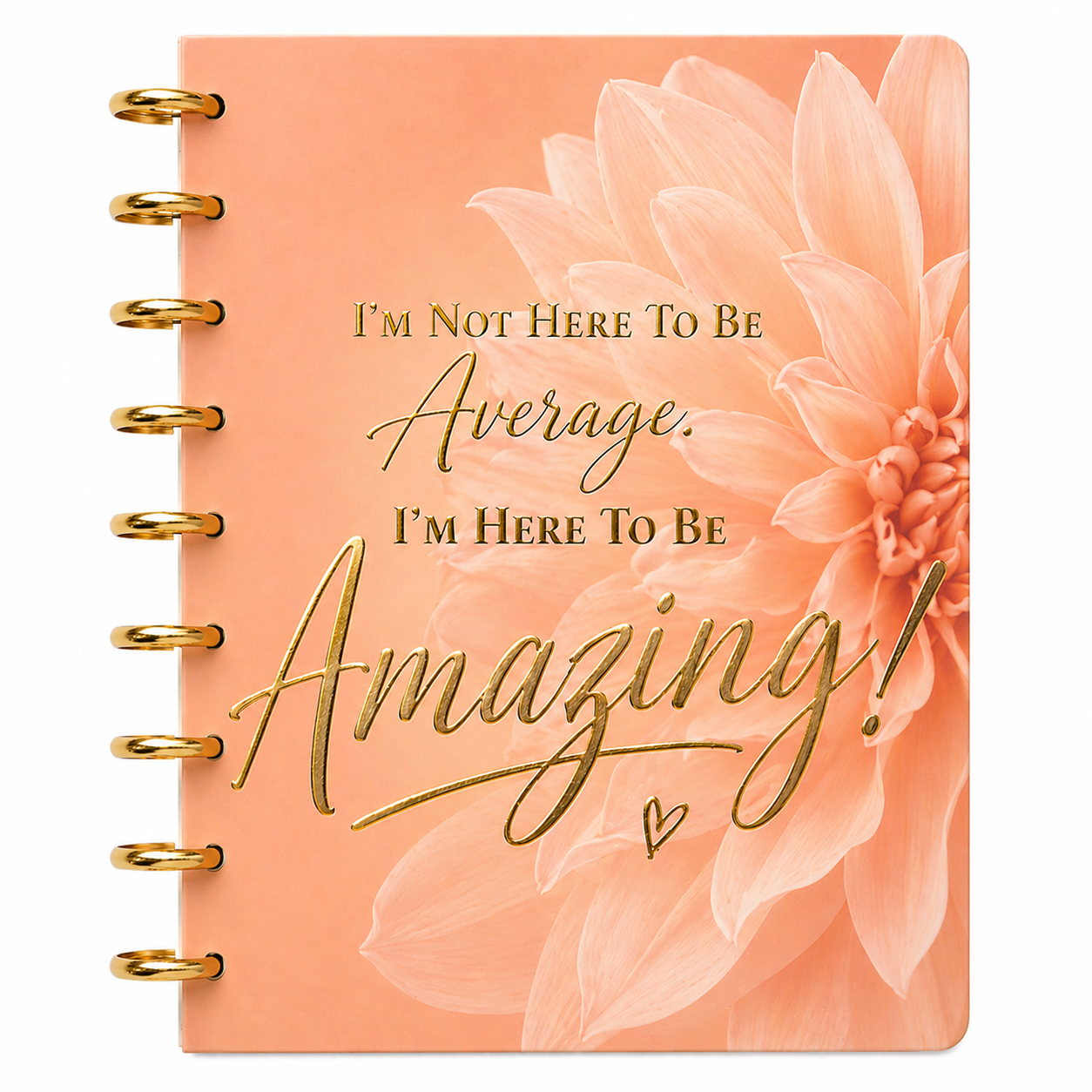 I'm Not Here to Be Average — Confidence & Ambition Planner