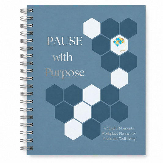 Pause With Purpose — Wellness Planner (Spiral Bound)