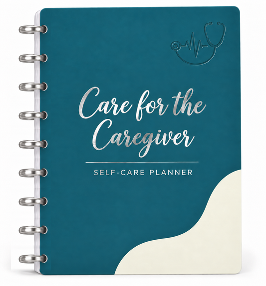 Care for the Caregivers — 6-Month Discbound Planner (Teal)